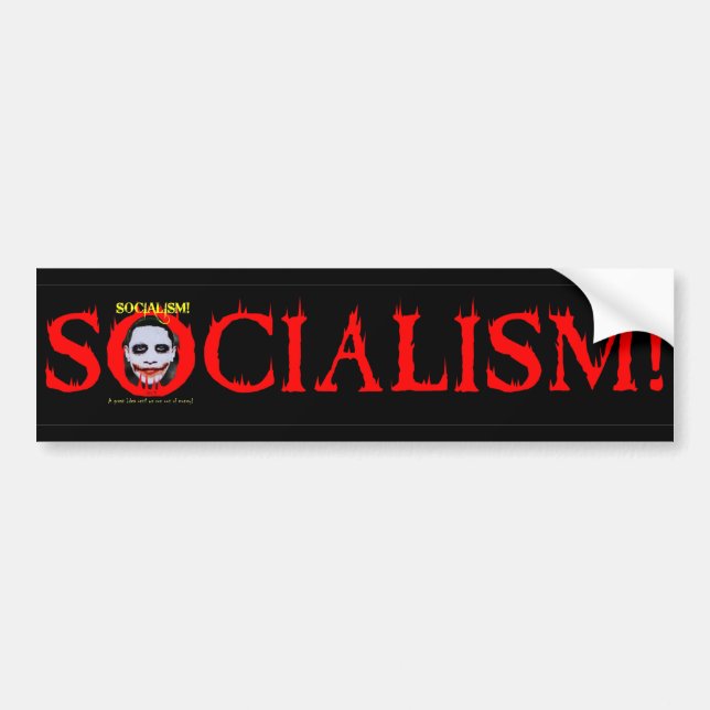 socialism bumper sticker (Front)