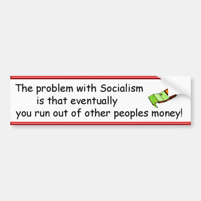 Socialism Bumper Sticker (Front)