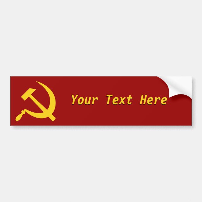 Socialism: Create Your Own Bumper Sticker (Front)