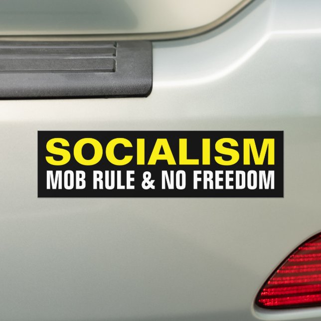 Socialism defined Bumper Sticker (On Car)