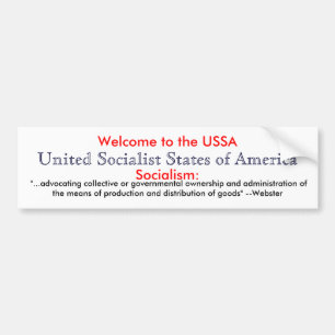 Socialism definition bumper sticker