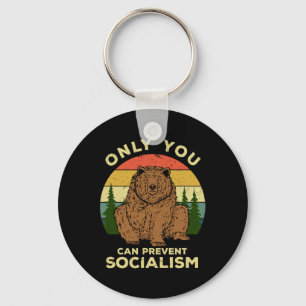 Socialism - Russia Love Russian Bear Ussr Camping Key Ring