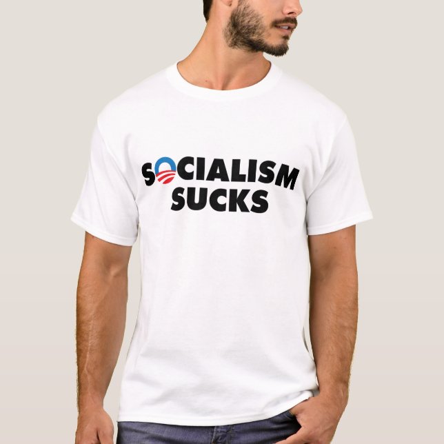 Socialism Sucks T-Shirt (Front)