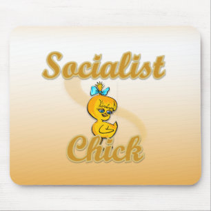 Socialist Chick Mouse Mat