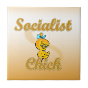 Socialist Chick Tile