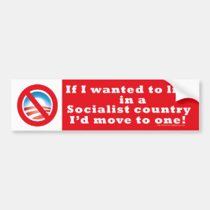 socialist country bumper sticker
