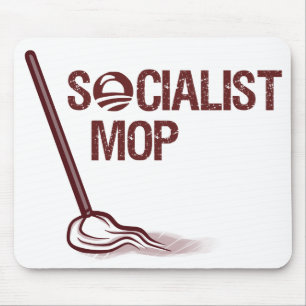 Socialist Mop Mouse Mat