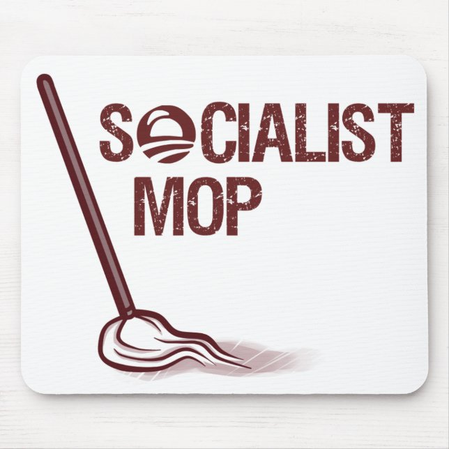 Socialist Mop Mouse Mat (Front)