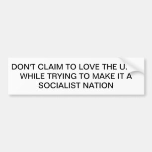 Socialist Nation Bumper Sticker