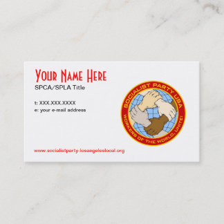 Socialist Party CA/L.A. Cards