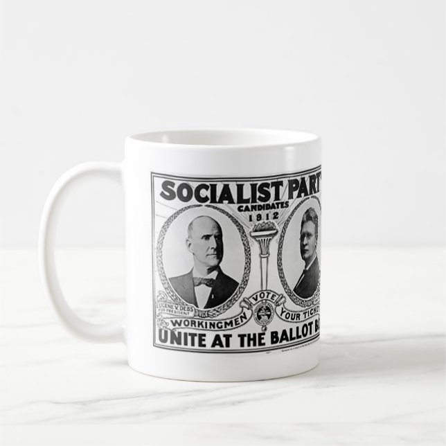 Socialist Party Candidates 1912 Coffee Mug (Left)