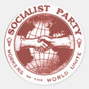 Socialist Party of America Classic Round Sticker