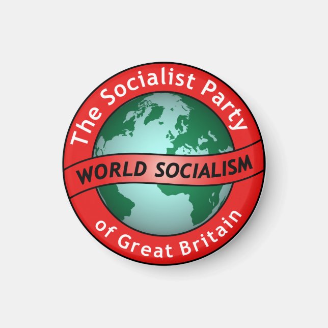 Socialist Party of Great Britain small magnet (Front)