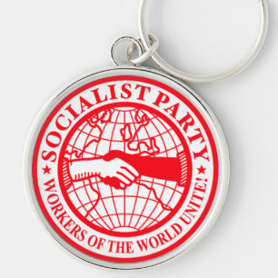 Socialist Party USA Logo Key Ring