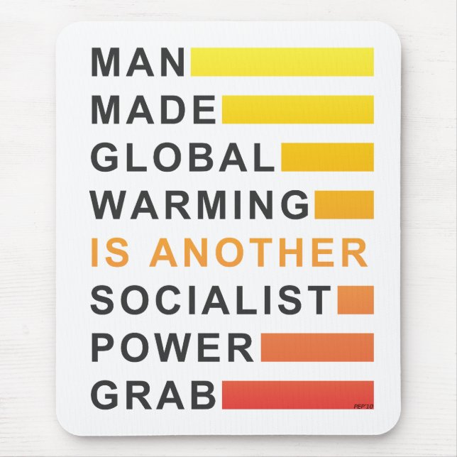 Socialist Power Grab Mouse Mat (Front)