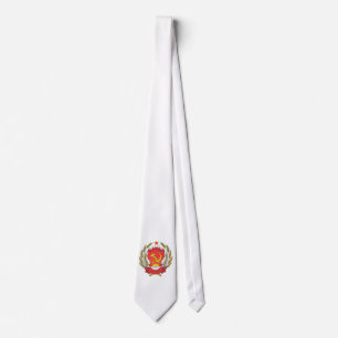 Socialist Russia national emblem Tie