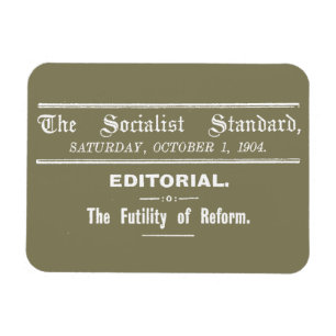 Socialist Standard 1904 October Editorial beige Magnet