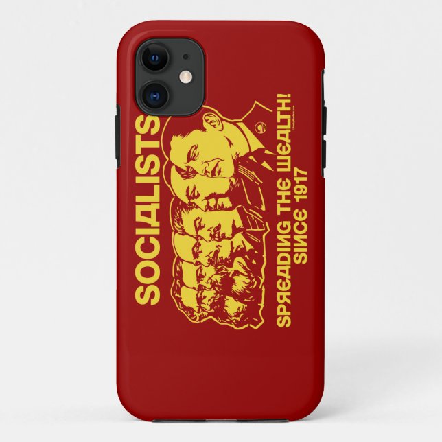 Socialists: Spreading the Wealth Case-Mate iPhone Case (Back)