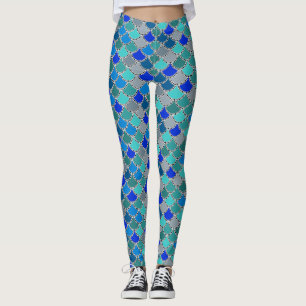 Socialite Mermaid Scales Pattern Leggings
