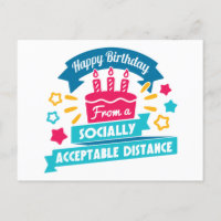 Socially Acceptable Distance Birthday