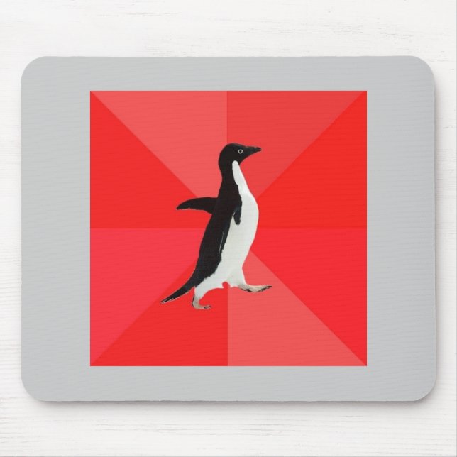 Socially Awesome Penguin Advice Animal Meme Mouse Mat (Front)