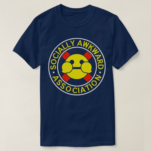 Socially Awkward Association Logo T-Shirt (Design Front)