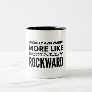 Socially awkward? Two-Tone coffee mug
