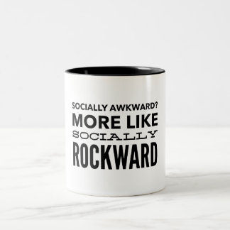 Socially awkward? Two-Tone coffee mug