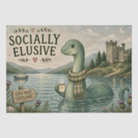 Socially Elusive Nessie Cosy Cryptid Loch Ness