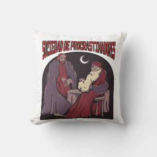 Sociedad de procrastinadores cushion