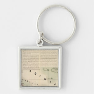 Society Islands Oceania no 42 Key Ring