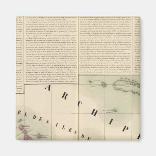Society Islands Oceania no 42 Magnet