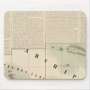 Society Islands Oceania no 42 Mouse Mat