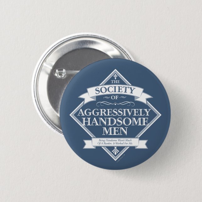 Society of AggresSociety of Trophy Husbands Button (Front & Back)