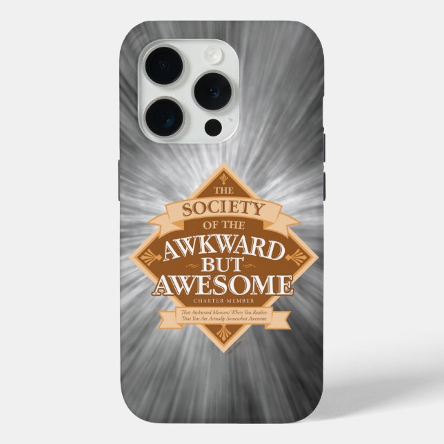 Society of Awkward But Awesome Case-Mate iPhone Ca Case (Back)