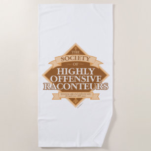 Society of Highly Offensive Raconteurs Beach Towel
