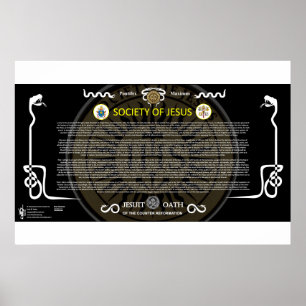 Society of Jesus - Blood Oath of the Jesuits Poster