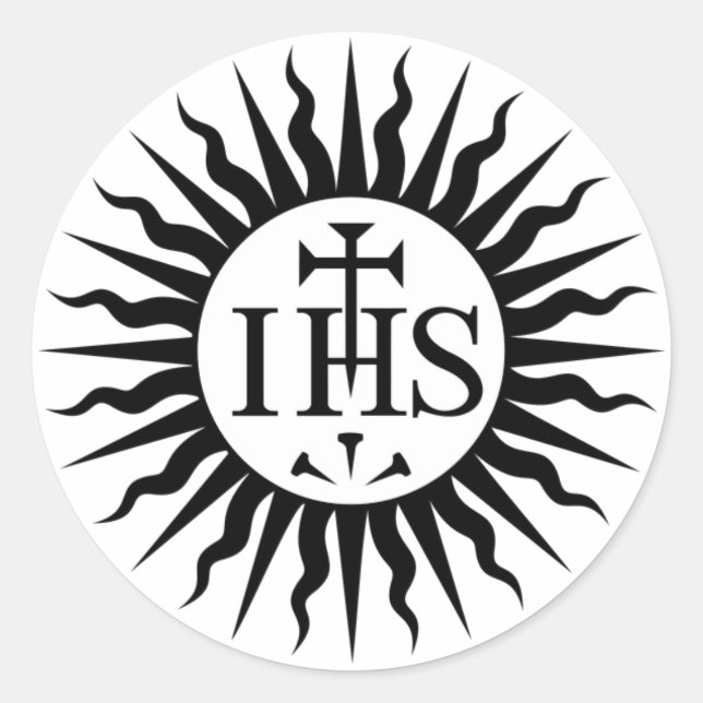 Society of Jesus (Jesuits) Classic Round Sticker (Front)
