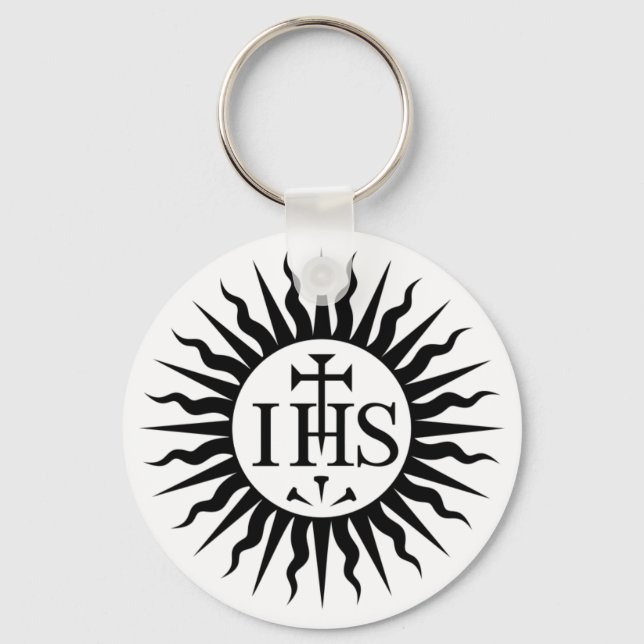 Society of Jesus (Jesuits) Logo Key Ring (Front)