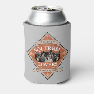 Society of Squirrel Lovers - funny squirrel Can Cooler