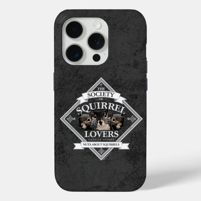 Society of Squirrel Lovers - funny squirrel Case-M Case-Mate iPhone Case (Back)