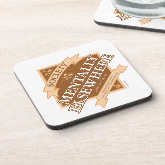 Society of The Mentally Elsewhere Coaster (Left Side)