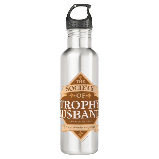 Society of Trophy Husbands 710 Ml Water Bottle (Front)