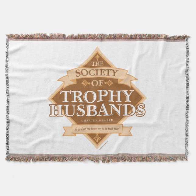 Society of Trophy Husbands Throw Blanket (Front)