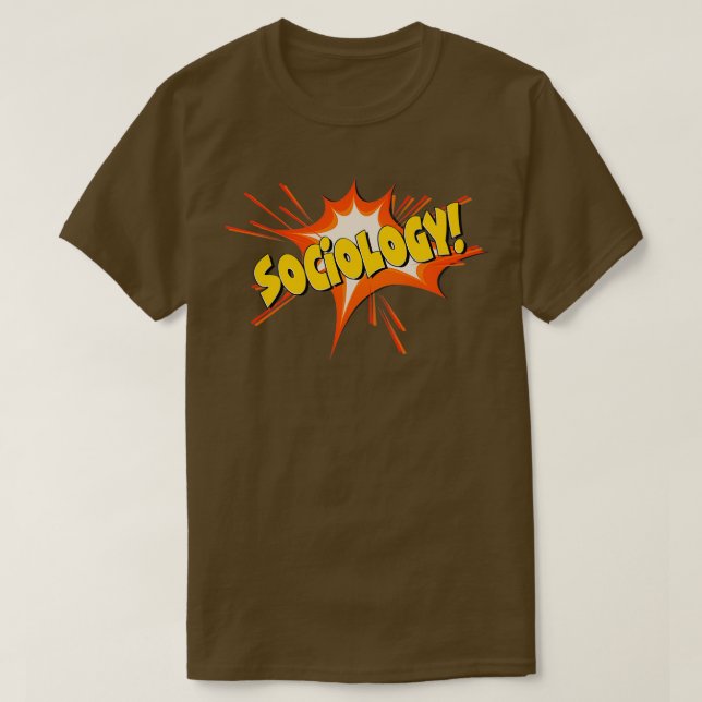 Sociology Flash Comic T-Shirt (Design Front)