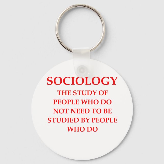 sociology key ring (Front)