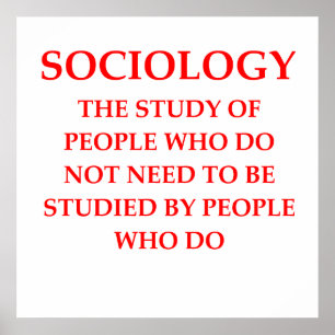 sociology poster