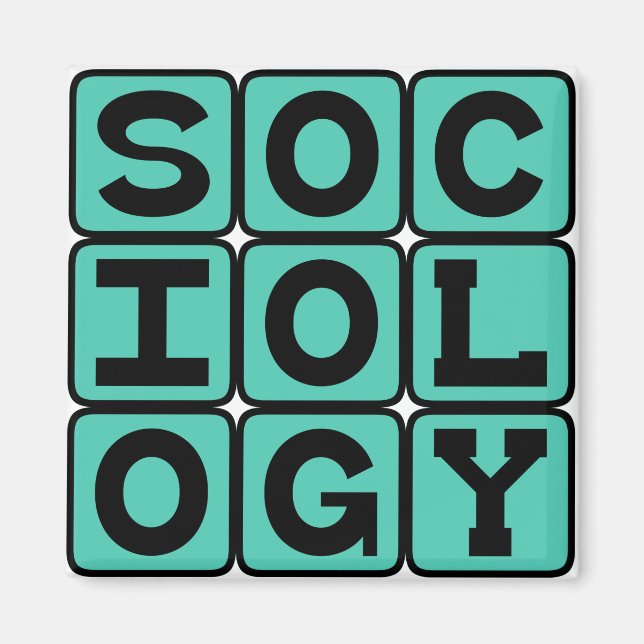 Sociology, The Study of Human Behaviour Magnet (Front)