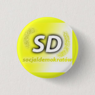 Socjaldemokratow Party Logo 3 Cm Round Badge