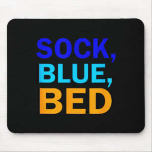Sock Blue Bed _ Awesome Sock Blue Bed Mouse Mat